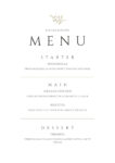 Wedding Menu