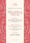 Wedding Menu