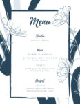 Wedding Menu