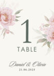Wedding Table Numbers