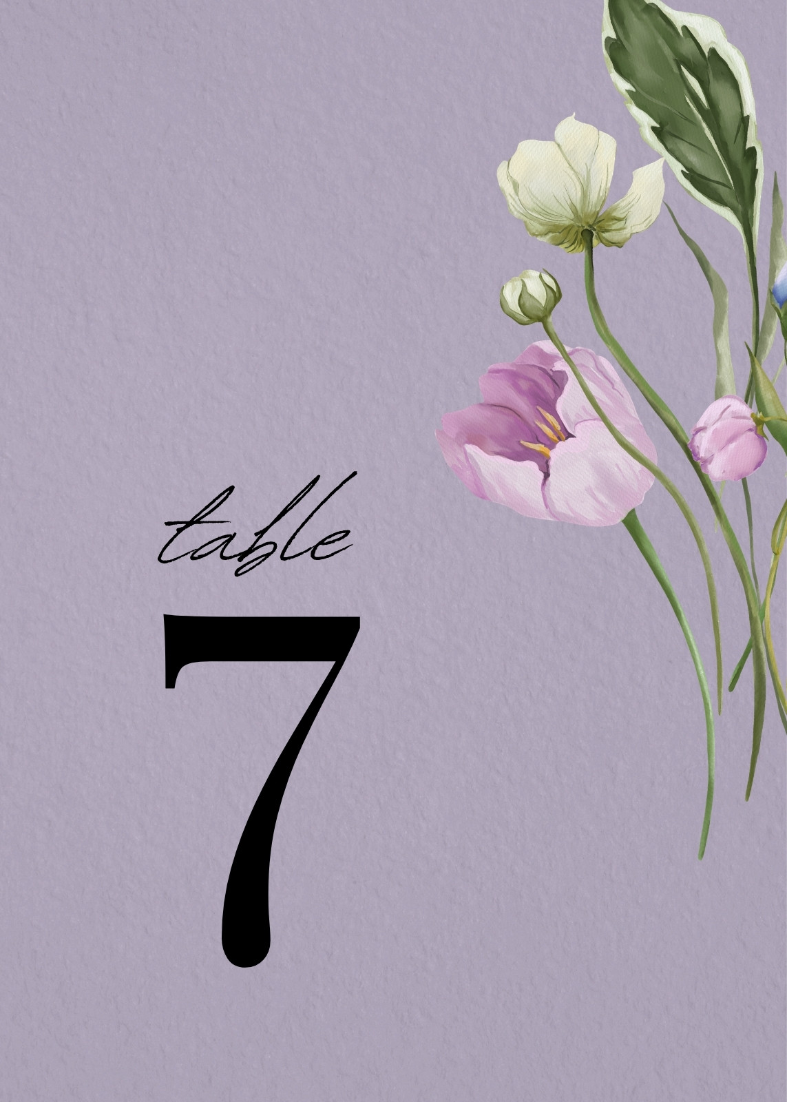 Wedding Table Numbers