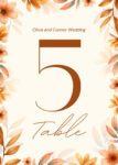 Wedding Table Numbers