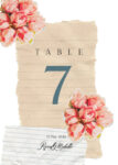 Wedding Table Numbers