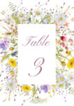 Wedding Table Numbers