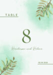 Wedding Table Numbers