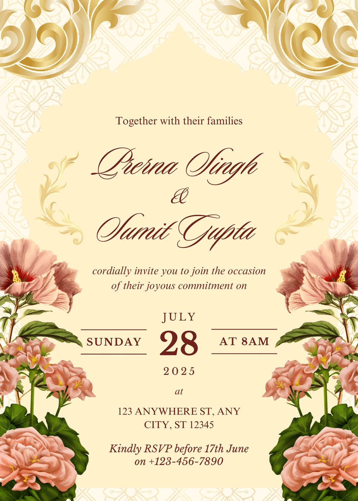 Yellow Invitations