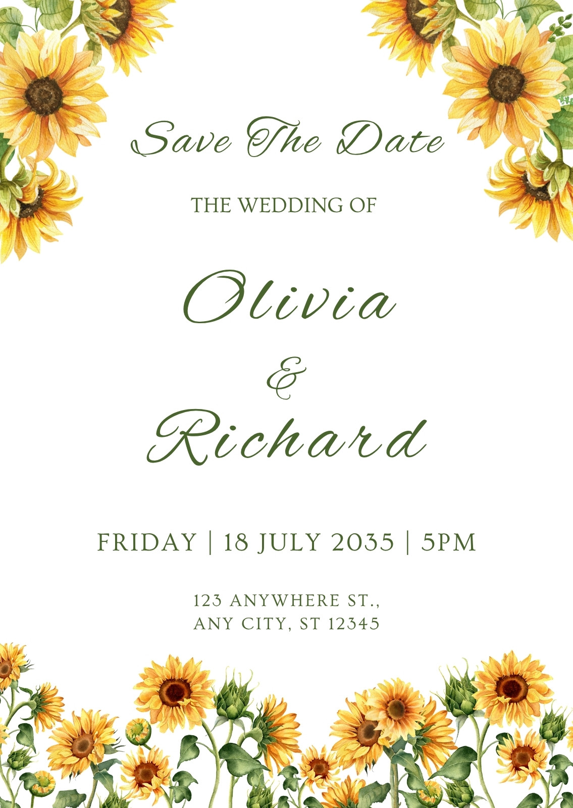 Yellow Invitations